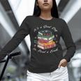 It's a Good Day To Read a Book Floral Stack Tee Unisex Long Sleeve T-Shirt
