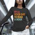 It's A Good Day To Read A Book Retro Vintage Teacher Unisex Long Sleeve T-Shirt