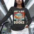 Just A Boy Who Loves Books Reading Bookworm Boys Kids Unisex Long Sleeve T-Shirt Just A Boy Who Loves Books Reading Bookworm Boys Kids Unisex Long Sleeve T-Shirt