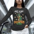 Just a Boy Who Loves Dragons And Books Reading Dragon Unisex Long Sleeve T-Shirt Just a Boy Who Loves Dragons And Books Reading Dragon Unisex Long Sleeve T-Shirt