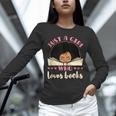 Just a Girl Who Loves Books African American Book Nerd Lover Unisex Long Sleeve T-Shirt