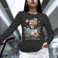 Just A Girl Who Loves Books Messy Bun Book Skeleton Bookworm Unisex Long Sleeve T-Shirt