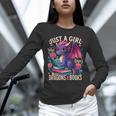 Just a Girl Who Loves Dragons And Books Dragon Unisex Long Sleeve T-Shirt
