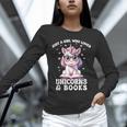 Just a Girl Who Loves Unicorns & Books Bookish Unicorn Love Unisex Long Sleeve T-Shirt Just a Girl Who Loves Unicorns & Books Bookish Unicorn Love Unisex Long Sleeve T-Shirt