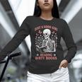 Just A Good Girl Reading Dirty Books Dark Romance Unisex Long Sleeve T-Shirt Just A Good Girl Reading Dirty Books Dark Romance Unisex Long Sleeve T-Shirt