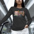 Just One More Chapter Book Lovers Reading Teacher Unisex Long Sleeve T-Shirt Just One More Chapter Book Lovers Reading Teacher Unisex Long Sleeve T-Shirt