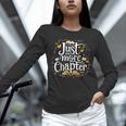 Just One More Chapter Bookish Book Reading Lover Heart Unisex Long Sleeve T-Shirt