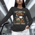 Knitting Crocheting Reading Books Yarn For Knitter Crochet Unisex Long Sleeve T-Shirt