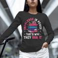 Knowledge Is Power Book Club Librarian Read Banned Books Unisex Long Sleeve T-Shirt