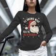 He Knows What You'Ve Been Reading Book Lover Women Santa Unisex Long Sleeve T-Shirt He Knows What You'Ve Been Reading Book Lover Women Santa Unisex Long Sleeve T-Shirt