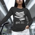 Let's Get Lit Books Unisex Long Sleeve T-Shirt