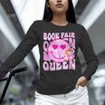 Library Book Fair Queen Vibe Groovy Tie Dye School Reading Unisex Long Sleeve T-Shirt Library Book Fair Queen Vibe Groovy Tie Dye School Reading Unisex Long Sleeve T-Shirt