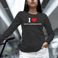 I LOVE BOOK RESTORATION Unisex Long Sleeve T-Shirt I LOVE BOOK RESTORATION Unisex Long Sleeve T-Shirt