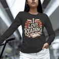 I Love Reading Books Literature Enthusiast Fun Unisex Long Sleeve T-Shirt I Love Reading Books Literature Enthusiast Fun Unisex Long Sleeve T-Shirt