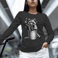 I Love Trashy Book Club Raccoon No Shelf Control Weirdcore Unisex Long Sleeve T-Shirt