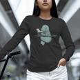Manatee Reading Book Bookworm Manatees Ocean Animal Lover Unisex Long Sleeve T-Shirt Manatee Reading Book Bookworm Manatees Ocean Animal Lover Unisex Long Sleeve T-Shirt