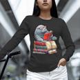 Manatee Reading Books Matching Bookworm Readers Librarian Unisex Long Sleeve T-Shirt