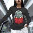 Manatee Reading Books Sea Animal Manatee Unisex Long Sleeve T-Shirt Manatee Reading Books Sea Animal Manatee Unisex Long Sleeve T-Shirt