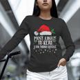 Matching Christmas PJS Most Likely To Read A Book Unisex Long Sleeve T-Shirt
