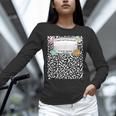 Matching Group Halloween Teacher Composition Book Notebook Unisex Long Sleeve T-Shirt