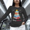Merry Bookmas Book Christmas Tree Lights Xmas Men Women Kids Unisex Long Sleeve T-Shirt Merry Bookmas Book Christmas Tree Lights Xmas Men Women Kids Unisex Long Sleeve T-Shirt