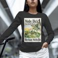 Moby Dick Book Cover Illustration Unisex Long Sleeve T-Shirt Moby Dick Book Cover Illustration Unisex Long Sleeve T-Shirt