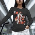 Modern Queen Of Hearts Book Lover Reading Novels Romantasy Unisex Long Sleeve T-Shirt Modern Queen Of Hearts Book Lover Reading Novels Romantasy Unisex Long Sleeve T-Shirt