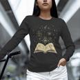 Mystic Astral Lunar Celestial Witch Spell Book Unisex Long Sleeve T-Shirt
