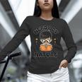 Nerdy By Nature Chibi Cute Book Lover Unisex Long Sleeve T-Shirt