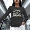 New Year New Chapter Happy New Year 2025 Book Unisex Long Sleeve T-Shirt