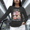 I Have No Shelf Control Ghost Reading Books Pun Unisex Long Sleeve T-Shirt