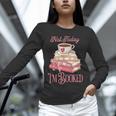 Not Today I'm Booked Book Lover Book Stack Coquette Bow Unisex Long Sleeve T-Shirt Not Today I'm Booked Book Lover Book Stack Coquette Bow Unisex Long Sleeve T-Shirt