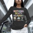 Nothing Beats Reading Book Librarian Across America Kids Unisex Long Sleeve T-Shirt