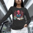 Octopus Reading Book Coffee Lover Bookaholic Bookworm Reader Unisex Long Sleeve T-Shirt Octopus Reading Book Coffee Lover Bookaholic Bookworm Reader Unisex Long Sleeve T-Shirt