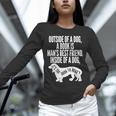 Outside Of A Dog A Book Is Man's Best Friend Apparel Unisex Long Sleeve T-Shirt