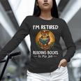Owl I'm Retired Reading Books Is My Job Unisex Long Sleeve T-Shirt