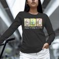Preppy 100 Days Of School Goose Coffee Books Teacher Life Unisex Long Sleeve T-Shirt