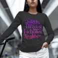 Quietly Thriving In Fictional Realms Book Lovers Unisex Long Sleeve T-Shirt