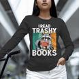 Raccoon Smutty Book Lover Spicy Romance Novels Women's Unisex Long Sleeve T-Shirt