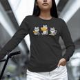 Raccoons Reading Books Raccoon Bookish Bookworm Raccoon Book Unisex Long Sleeve T-Shirt