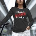 I Read Banned Books Censored Red Stamp Reading Librarian Unisex Long Sleeve T-Shirt