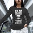 Read Banned Books PET DOGS FIGHT EVIL Read Banned Books Dog Unisex Long Sleeve T-Shirt
