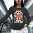 I Read Banned Books Shirt Cat Lover Bookworm Reader Men Women Kids Unisex Long Sleeve T-Shirt