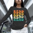 Read Read Read Read Book Lover Reading Bookworm Reader Unisex Long Sleeve T-Shirt