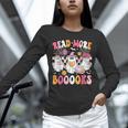 Read More Books Ghosts Reading Book Teacher Halloween Unisex Long Sleeve T-Shirt