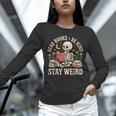 Read Books Be Kind Stay Weird Skeleton Reading Book Unisex Long Sleeve T-Shirt Read Books Be Kind Stay Weird Skeleton Reading Book Unisex Long Sleeve T-Shirt