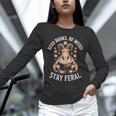 Read Books Be Weird Stay Feral Goat Unisex Long Sleeve T-Shirt Read Books Be Weird Stay Feral Goat Unisex Long Sleeve T-Shirt