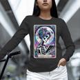 The Reader Tarot Card Reading Skeleton Skull Book Lover Unisex Long Sleeve T-Shirt The Reader Tarot Card Reading Skeleton Skull Book Lover Unisex Long Sleeve T-Shirt
