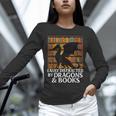 Reading Dragon Easily Distracted By Dragons And Books Unisex Long Sleeve T-Shirt Reading Dragon Easily Distracted By Dragons And Books Unisex Long Sleeve T-Shirt