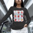 Reading Is My Jam Preppy Stawberry Bookworm Book Lover Nerd Unisex Long Sleeve T-Shirt